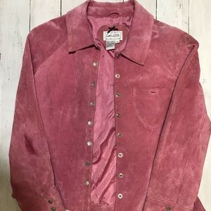 Live A Little 🌸 Light Pink 100% Leather Jacket